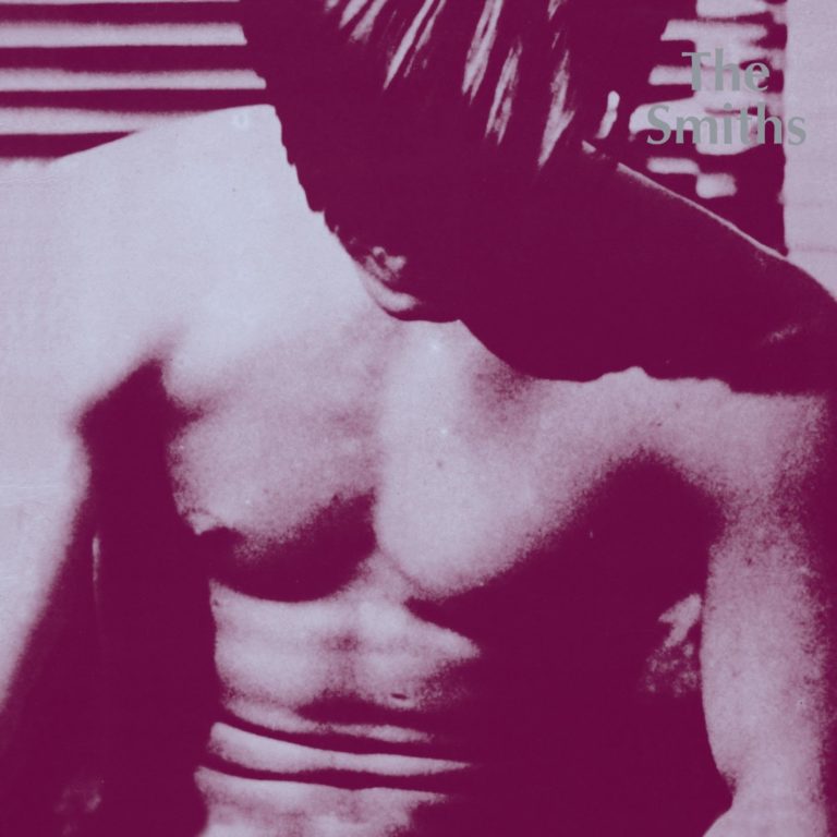 Albumcover von The Smiths mit einem männlichen Akt in lila Tönen.