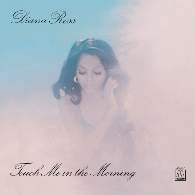 Albumcover von Diana Ross mit dem Titel Touch Me in the Morning, zeigt eine sanfte, verträumte Darstellung der Künstlerin.