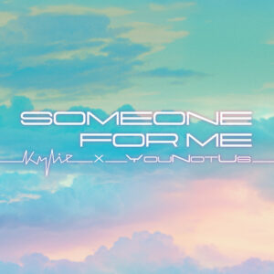 Pastellfarbenes Cover mit rosa-blauem Himmel und dem Schriftzug „Someone For Me“ in glänzender Typografie – strahlt Leichtigkeit, Romantik und Club-Atmosphäre aus.