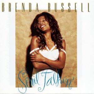 Brenda Russell lächelt auf dem Cover ihres Albums Soul Talkin mit einem warmen, einladenden Ausdruck.
