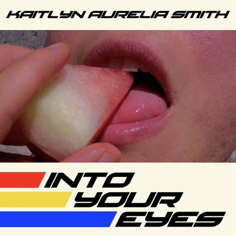 Das Cover zeigt ein Nahaufnahmefoto eines offenen Mundes, der ein Stück Obst mit der Zunge berührt – sinnlich, intim und visuell provokant, passend zur emotional aufgeladenen Tiefe des Tracks.
