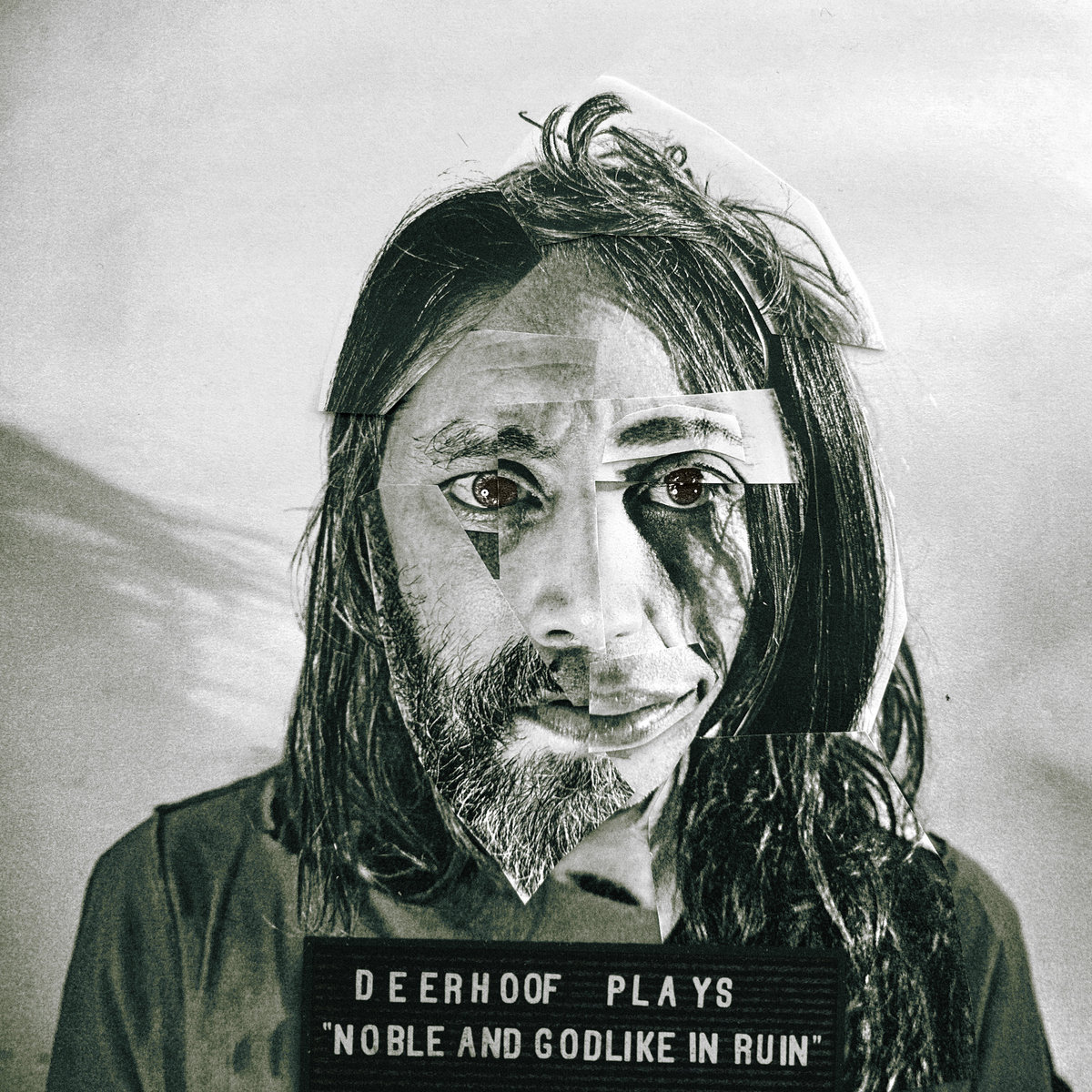 Cover von Deerhoofs Album „Noble and Godlike in Ruin“ – rauer Noise-Rock mit dystopischen Klängen